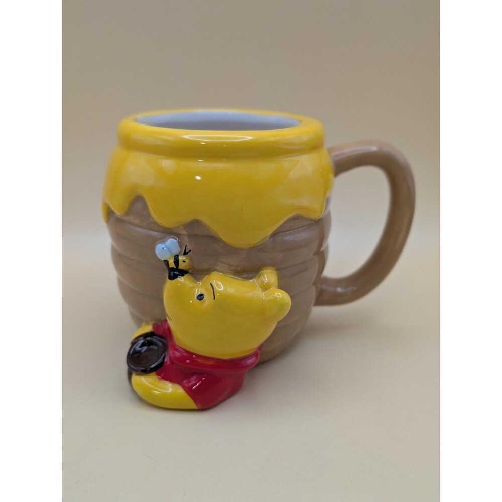 Disney Winnie The Pooh Hunny Pot Bee Figural 3D Coffee Mug 23oz